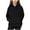 Black, variant on Bnwani Kids Hoodies Girls Crew Neck Long Sleeve Pockets Thin Sweatshirt Plain Graphic Tops Pullover