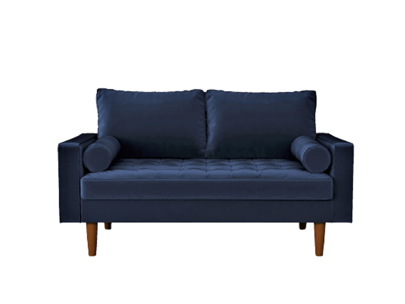 Womble 50.3'' Velvet Square Arm Loveseat