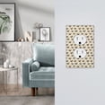 thumbnail image 5 of Daiia Pug Dog Face Pattern Decorator Wall Plate Child Safe Outlet Cover, Switch and Outlet Covers,Size 1-Gang 5.0" x3.0" , Polycarbonate Thermoplastic-Style S, 5 of 6