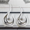 thumbnail image 3 of 2PCS Creative Ceramic Sculpture Abstract Ornament Figurine Modern Statue for Home Office Decor Centerpiece Decoration, 3 of 7