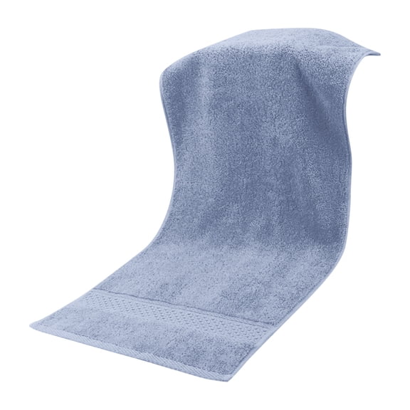 Household Cotton Bath Towels Soft Absorbent Towel Solid Color High-quality Hand Towels for Guest 1 PC Dark Blue 13x29 Inches