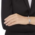 thumbnail image 2 of Swarovski Jewelry SWAN LAKE BANGLE Bracelet, Rhodium plated, Small - 5258396, 2 of 2