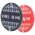 thumbnail image 3 of 2pcs Ceramic Poker Guard Round Poker Card Poker Guard Dealer Poker Game Accessory, 3 of 6
