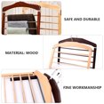 thumbnail image 4 of 4pcs Multifunctional Non-slip Wooden Hanger Clothes Pants Drying Hanger, 4 of 6