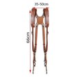 thumbnail image 3 of Brown Left Shoulder Genuine Leather Camera Shoulder Strap Photo Equipment Adjustable Multifunctional Convenient Slr Camera Strap, 3 of 5