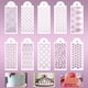 thumbnail image 2 of Fondant Cake Mesh Stencil Stamps Stencils Relieve para herramienta de decoración Molde de aerosol de plástico Galletas Chocolate Dibujo Pintura Tan Jianjun unisex, 2 of 2