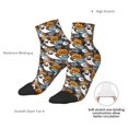 thumbnail image 6 of Pofeuu Happy Halloween2 Print 30cm Socks, Adult Running Hiking Socks for Youth and Adult, 6 of 7