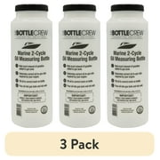 (3 pack) The Bottle Crew Marine Mixing Bottle, 32 fl oz Capacity Size Boat Accessory