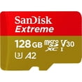 thumbnail image 3 of Memoria Micro SD SanDisk  128GB Extreme Clase 10 V30 U3 A2  SDSQXA1-128G-GN6MA, 3 of 3