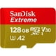 thumbnail image 3 of Memoria Micro SD SanDisk  128GB Extreme Clase 10 V30 U3 A2  SDSQXA1-128G-GN6MA, 3 of 3