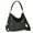 Gray, variant on Wrangler Hobo Bags Large Crossbody Bags for Women Shoulder Purses with Striped Cotton Straps, Gray