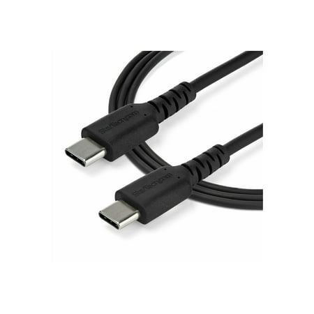 StarTech 3.3ft USB C USB 2.0 Type C Charging Cable Black RUSB2CC1MB