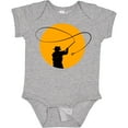 thumbnail image 3 of Inktastic Fly Fishing Sun Silhouette Boys or Girls Baby Bodysuit, 3 of 5