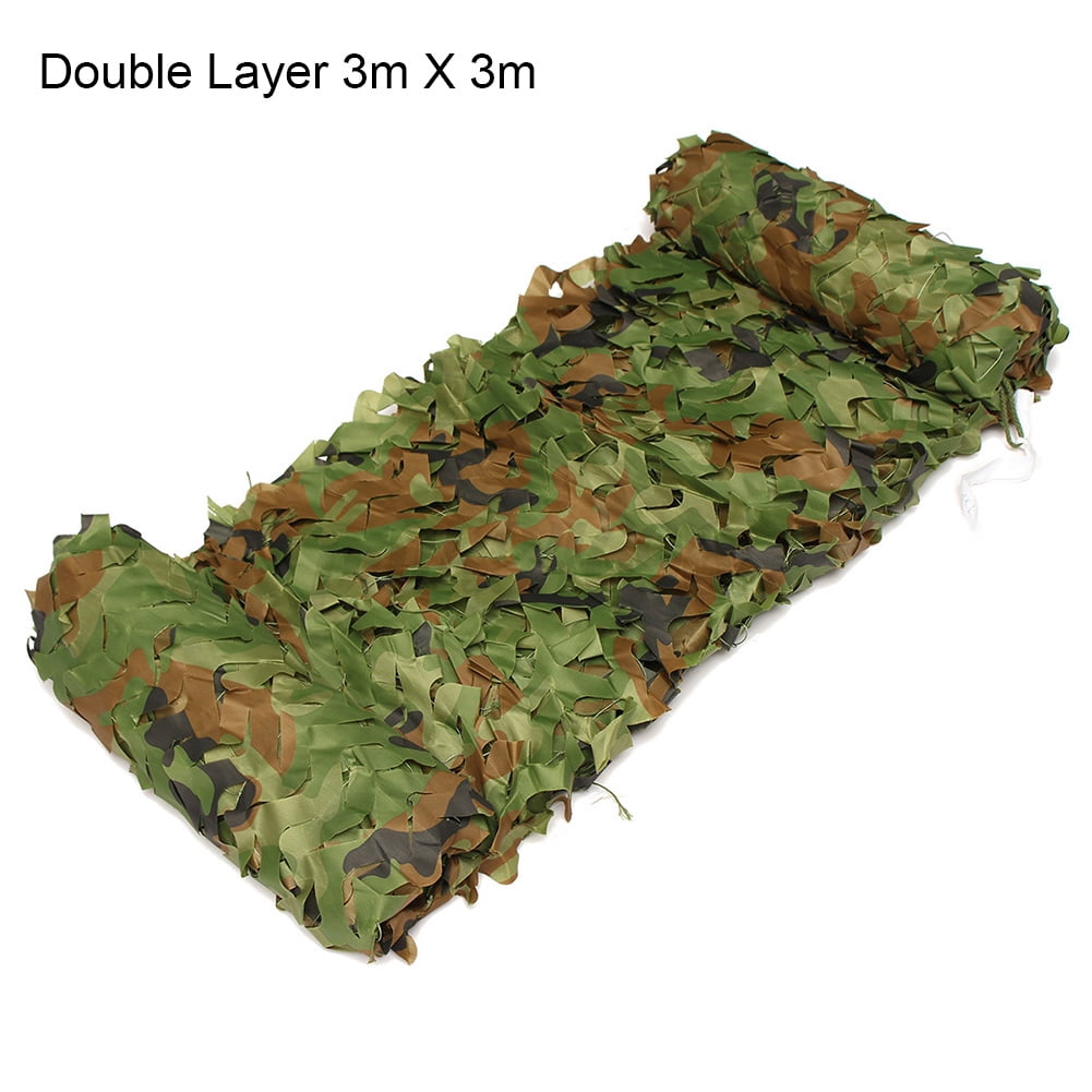 3mx3m Hunting Camping Woodlands Blinds Military Camouflage Camo Net Netting Mesh 