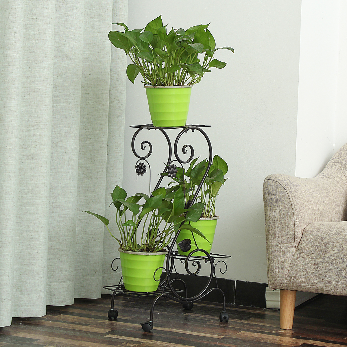 3 Tier Indoor Outdoor Plant Stand Art Flower Pot Holder 3 Tier Indoor Outdoor Plant Stand Art Flower Pot Holder