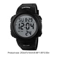 thumbnail image 4 of Reloj Deportivo Digital Reloj de pulsera electrónico del ejército 50M impermeable para hombres reloj de pulsera para hombres estudiantes regalos, 4 of 8