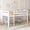 White + Solid Wood, variant on Luckynote Twin Wood Loft Bed Low Loft Beds with Ladder,Twin,Espresso