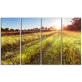 thumbnail image 2 of Route de Ferme dans Prairie Rurale - Impression sur Toile Paysage, 2 of 3