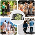 thumbnail image 7 of FORMRS Mini Crossbody Bag for Women Adjustable Shoulder Rope Travel Casual Phone Purse, Green Flowers, 7 of 7