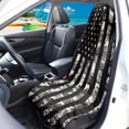 thumbnail image 3 of XYZCANDO Terry Cloth Car Seat Covers Waterproof, Compatible with Automotive Front Seats, Car Seat Towel Cover Fit for Cars Vehicle(Camouflage American Flag Design 1pc), 3 of 7