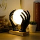 thumbnail image 3 of Moon Lamp 3D Lunar Lamp Touch Control Night Light Con Soporte De Mano Para La Decoración Del Dormitorio Del Hogar Kearding HA037297-00, 3 of 6