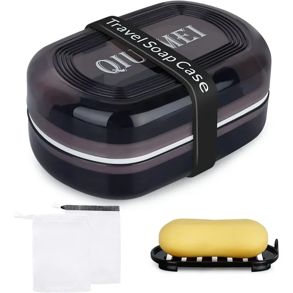 Travel Soap Container - Bar Soap Holder Box - Travel Soap Saver Case - Mens Tra