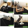 thumbnail image 5 of Famistar All-in-One 2-Layer 30*22IN Cat Litter Trapping Mat Handrails Attached Set with 2 Rolls of Litter Bags and 1 Litter Bag Dispenser, Extra Large Black, 5 of 8