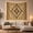 Arrowhead Diamond, variant on Southwestern Geometric Diamond on Tan Background, Cozy Boho for Pattern Lovers, Abstract Ethnic Art Decor, Housewarming Gift, Tapestry Wall Hanging for Living Room and Bedroom