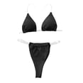 thumbnail image 4 of Women 2 Piece Swimsuits High Waisted Bikini Sets Beach Bikini For Two Piece Swimsuit With Flirty Cutouts Summer Resort Swimwear For Confidence 2 Piece Bathing Suits L, 4 of 5
