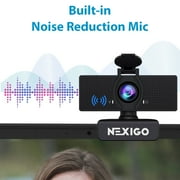 NexiGo N60 1080p Webcam with Microphone & Privacy Cover