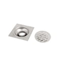 thumbnail image 3 of Unique Bargains Kitchen Shower Metal Square Floor Drain Strainer Cover 3" 74mm Dia, 3 of 3