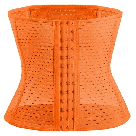 Mnyycxen Waist Trainer for Women Latex Underbust Waist Cincher Corset Sport Girdle Hourglass Body Shaper