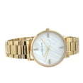 thumbnail image 4 of Alfred Sung Ladies Dress Gold Mother of Pearl Dial Link Watch, 4 of 6