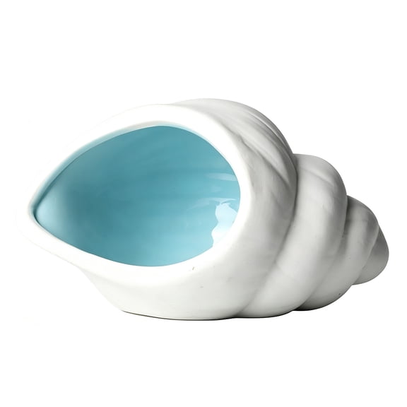 Conch Shell Aquarium Decor Hideout Cave, Smooth Glaze Fish Hideout for Aquarium Shrimp, Fish Tank Caves & Shrimp Tank Accessories