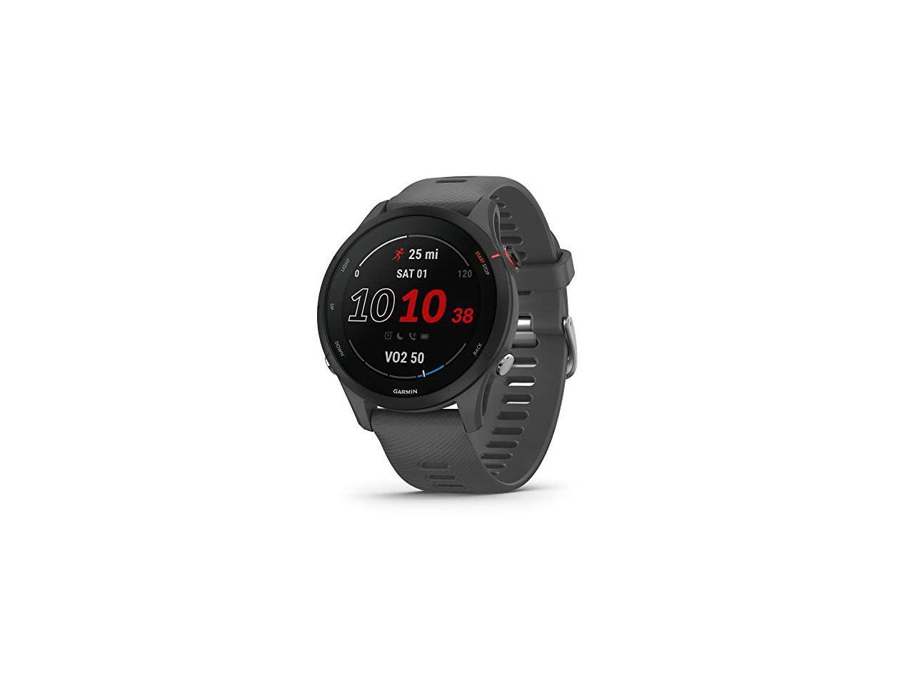Garmin Forerunner 255 Multisport GPS Smartwatch, Slate Gray 01002641