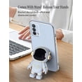 thumbnail image 5 of Compatible with Realme GT Master Edition Case Silicone TPU Plating, Realme GT Master Edition Cases Cute Astronaut Pattern Phone Case with Stand (Blue), 5 of 14