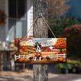 thumbnail image 3 of Thanksgiving Boston Terrier Pilgrim Grateful, Thankful, Blessed Fall Welcome Landscape Wood Sign Gentleman Dog Lover Gifts Hanging Wall Home Decor - 00021, 3 of 5
