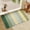 Green, variant on Konghyp Simple Style Quick Dry Thin Bathroom Rugs Fit Under Door- Super Absorbent, Non Slip Rubber Backing, Non Shedding, Washable Bath Mat- Small Bath Mats For Bathroom Floor