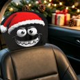 thumbnail image 6 of Head Rest Cover For Car Christmas Headrest For Cars Cute Cartoon Eyes Protector Car Head Rest Covers With Faces Funny Car Seat Headrest Cover Washable Reusable Protector Truck Suv Interior Decor, 6 of 6