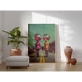 Affixzi Surreal Disco Ball Art Print, Colorful Retro Funk Wall Decor ...