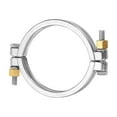 thumbnail image 1 of Unique Bargains 4.7' High Pressure Bolted Clamp Strap Double Pin Clamp Strap, 160mm Length, 1 of 4