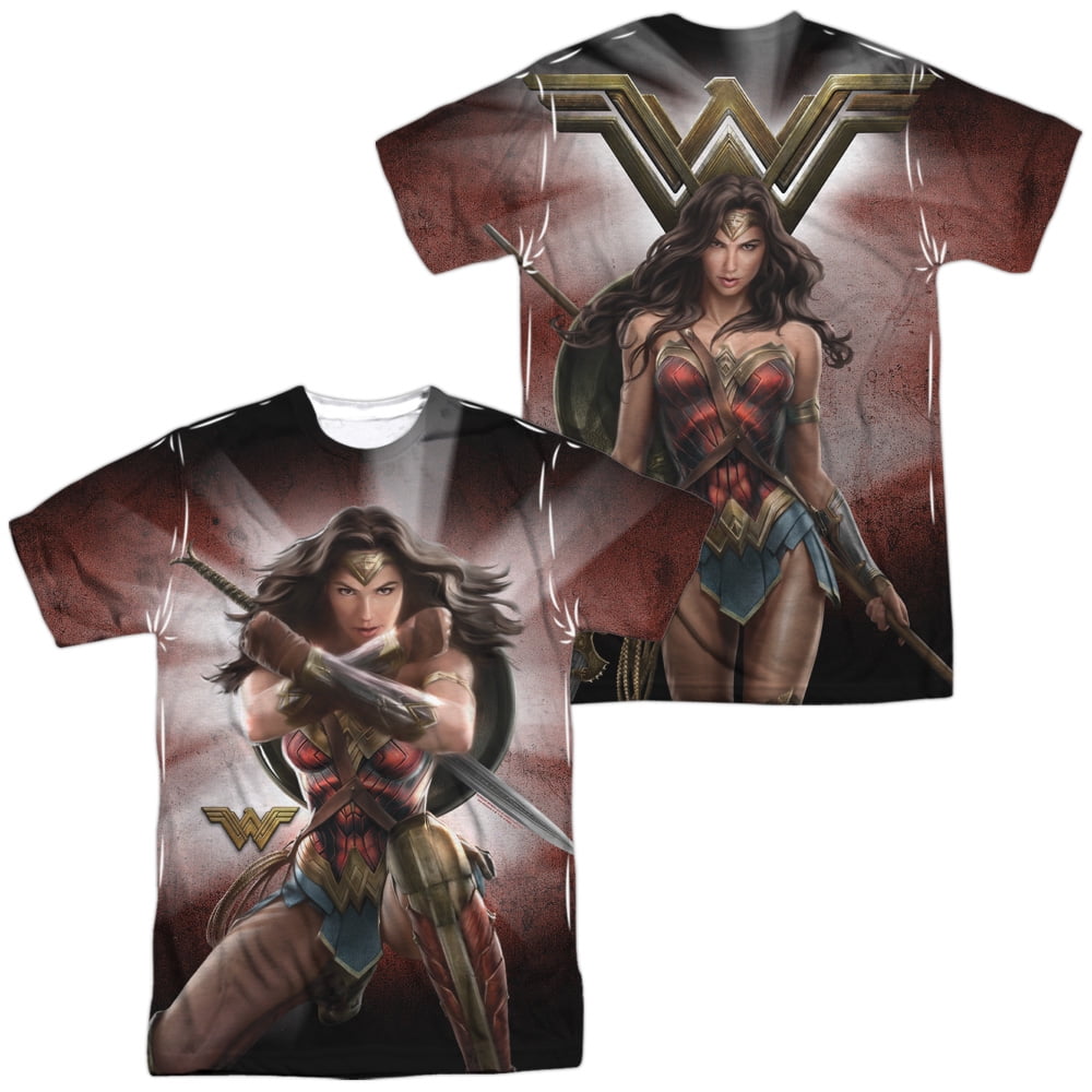 wonder woman shirt with cape walmart