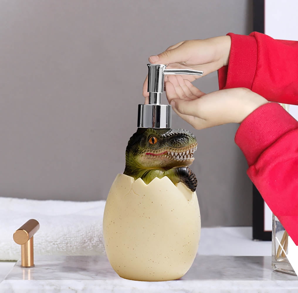 WiMiFar Dinosaur Tyrannosaurus Rex Triceratops Velociraptor Soap Dispenser, 560ml