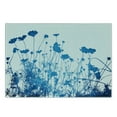 thumbnail image 3 of Abstract Cutting Board, Silhouette of Summer Wildflowers Blooms Grass Garden Foliage Illustration, Decorative Tempered Glass Cutting and Serving Board, Small Size, White Blue, by Ambesonne, 3 of 5