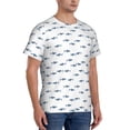 thumbnail image 5 of Rocae Party Shark Cute for Men's Moisture-Wicking Crew Tee - T-Shirt for Sports, Outdoor Activities, and Casual Wear3X-Large, 5 of 9