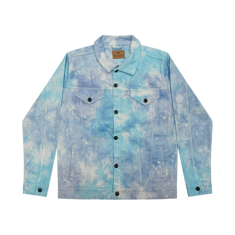 Tie Dye Denim Jacket - Multi Color