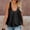 Black, variant on DuoJiaJ Women's U Neck Sequined Sleeveless Summer Casual Loose Versatile High End Women's Vest Camisole Women's Casual Vest Black XL