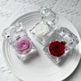 thumbnail image 2 of Pekkaxy Eternal Rose in Clear Acrylic Box, Preserved Mini Flower Anniversary Wedding Valentines Birthday Gifts for Women Mom Girlfriend, Mothers Day, Anniversary, Valentines, Christmas, Birthday, 2 of 6