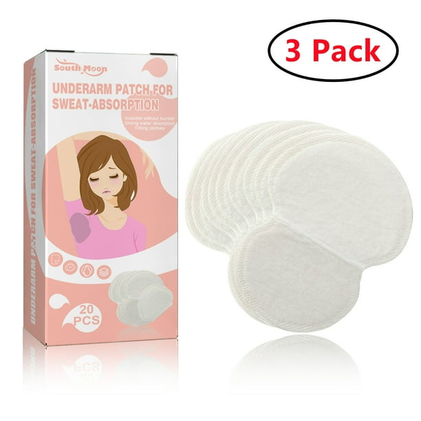 3 Pack Underarm Sweat Pads,Aoeoun Armpit Sweat Pads for Women and Men