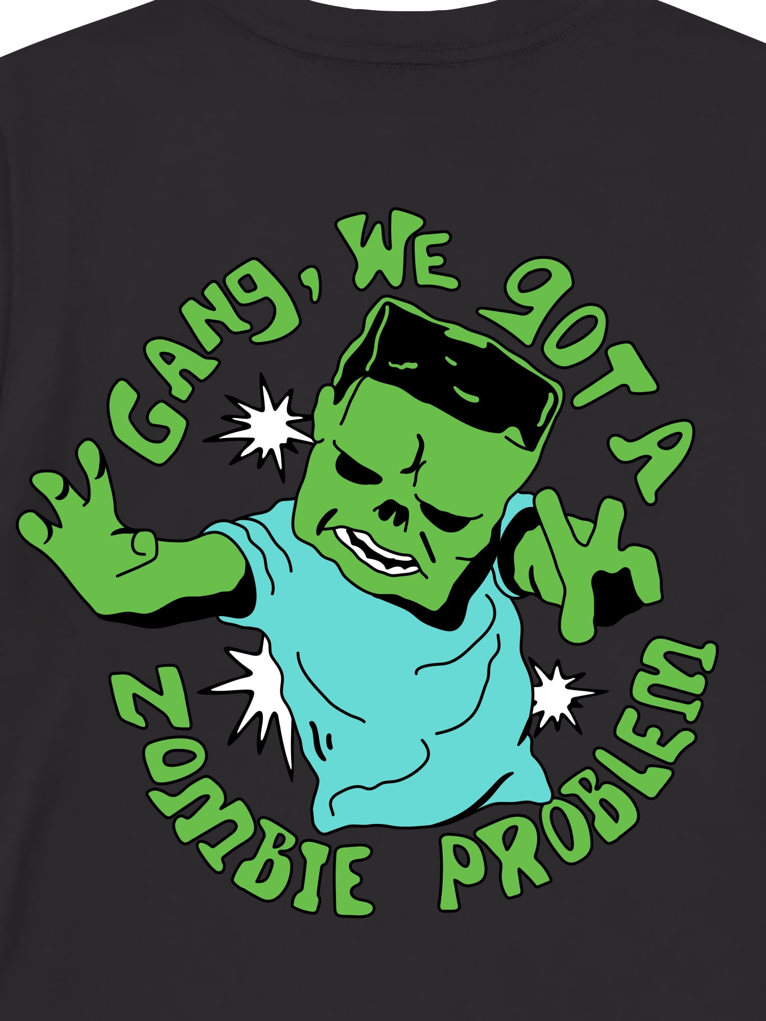 Minecraft Zombie, Graphic Short Sleeve T-Shirt, Boys, XS-XXL